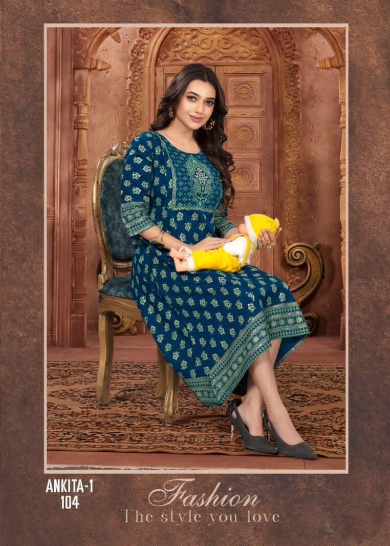 Kinti Ankita Feeding Kurtis Catalog collection 5