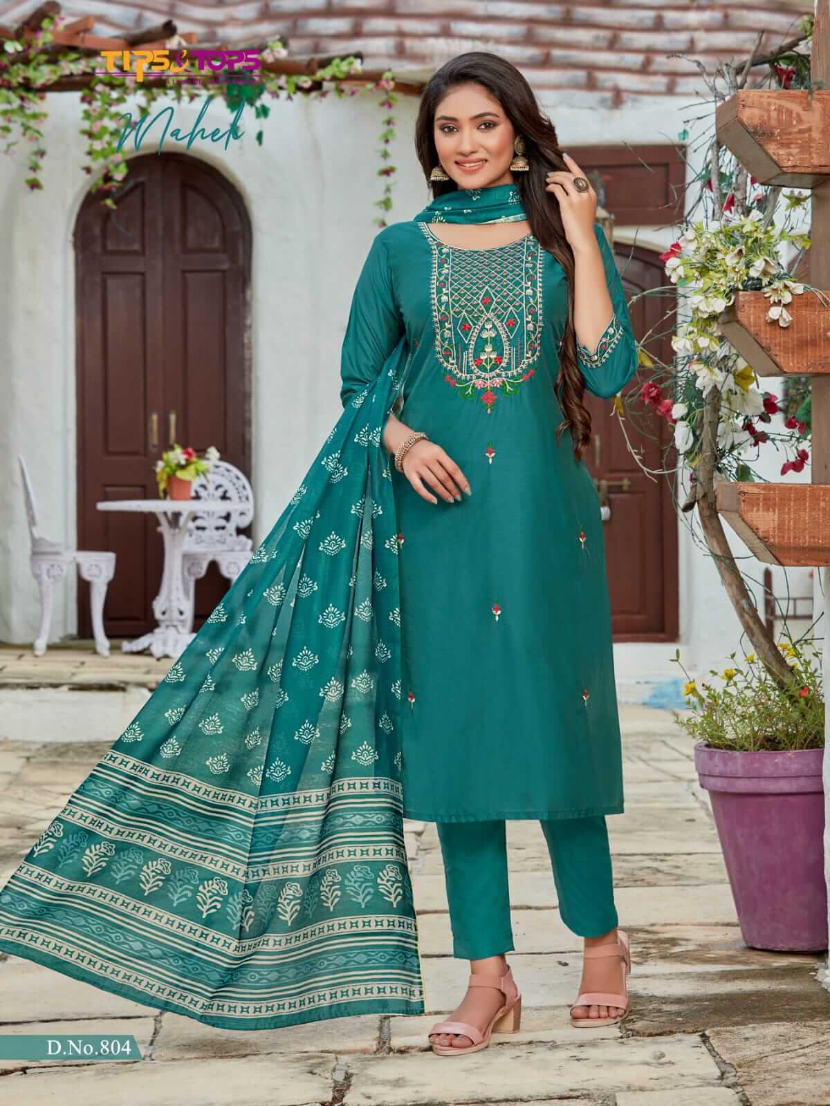 Tips Tops Mahek vol 8 Churidar Salwar Suits Catalog collection 5