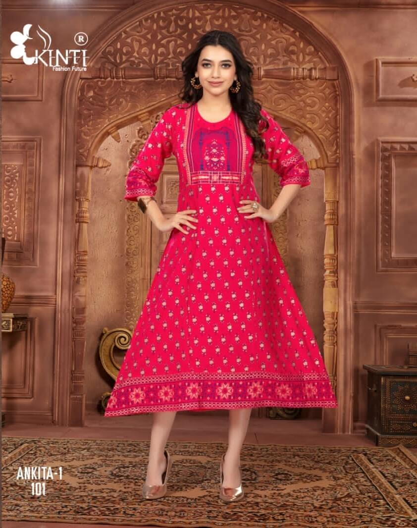 Kinti Ankita Feeding Kurtis Catalog collection 2