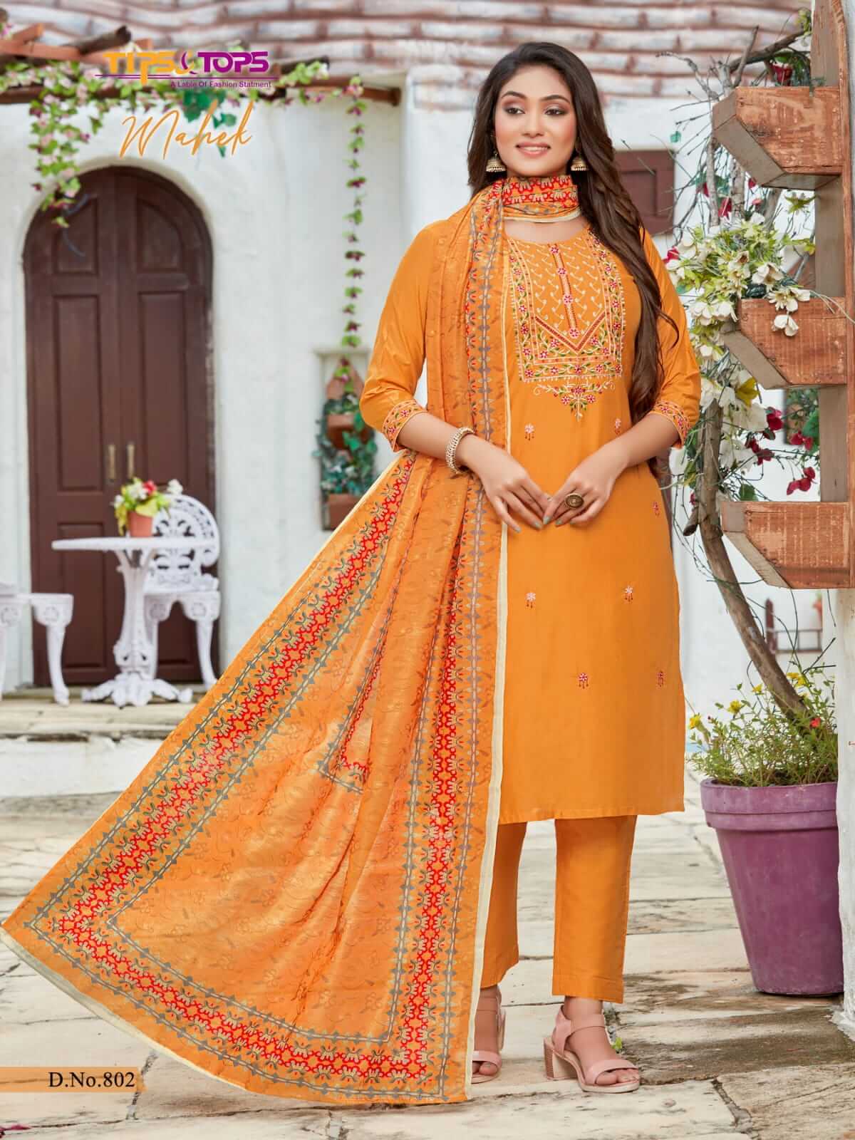 Tips Tops Mahek vol 8 Churidar Salwar Suits Catalog collection 6