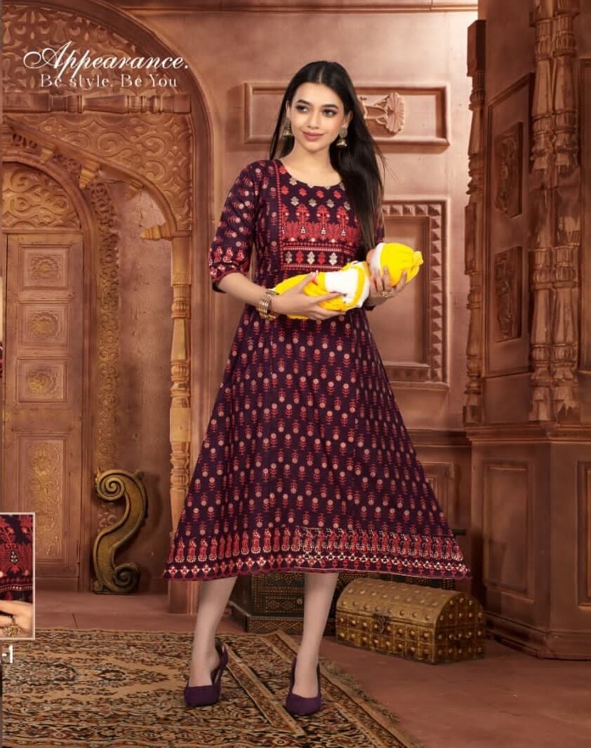 Buy feeding kurtis with good quality material at wholesale rate from fab  funda surat