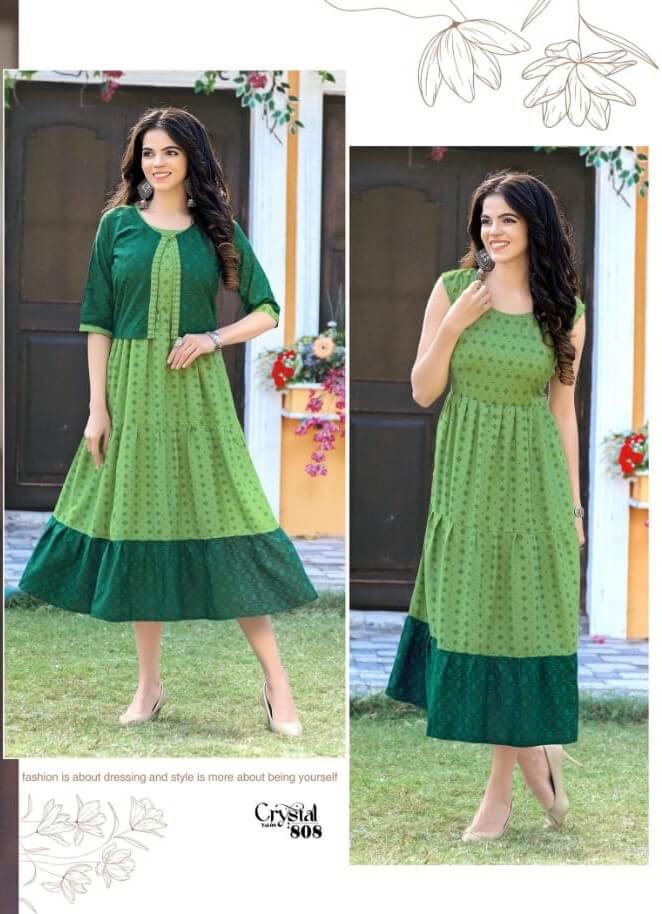 Kinti Crystal vol 8 Rayon Kurti Catalog collection 4