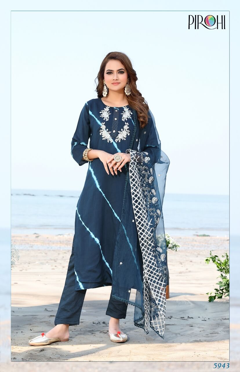 Pirohi Kesariya Salwar Kameez Catalog collection 3