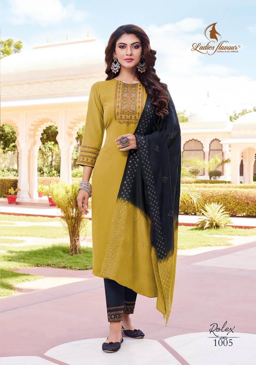 Ladies Flavour Rolex Churidar Salwar Suits Catalog collection 6