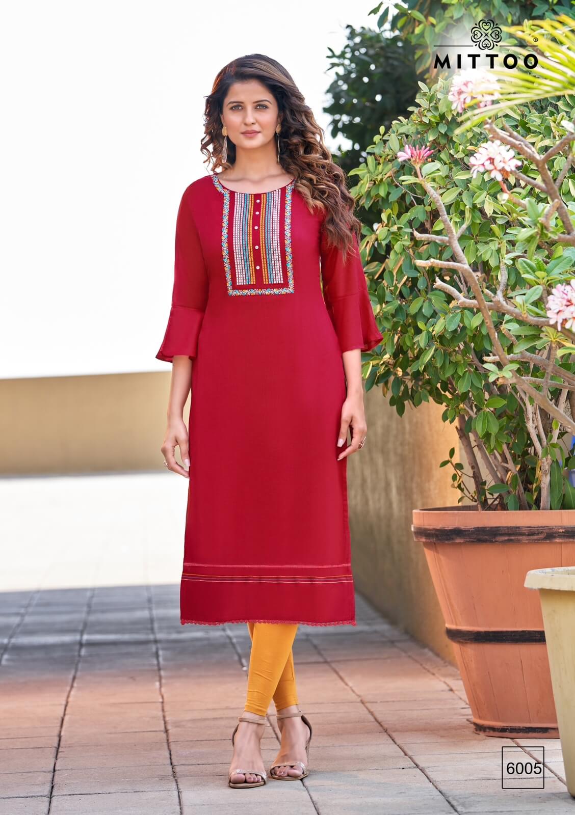 Mittoo Rihana Rayon Kurti Catalog collection 2