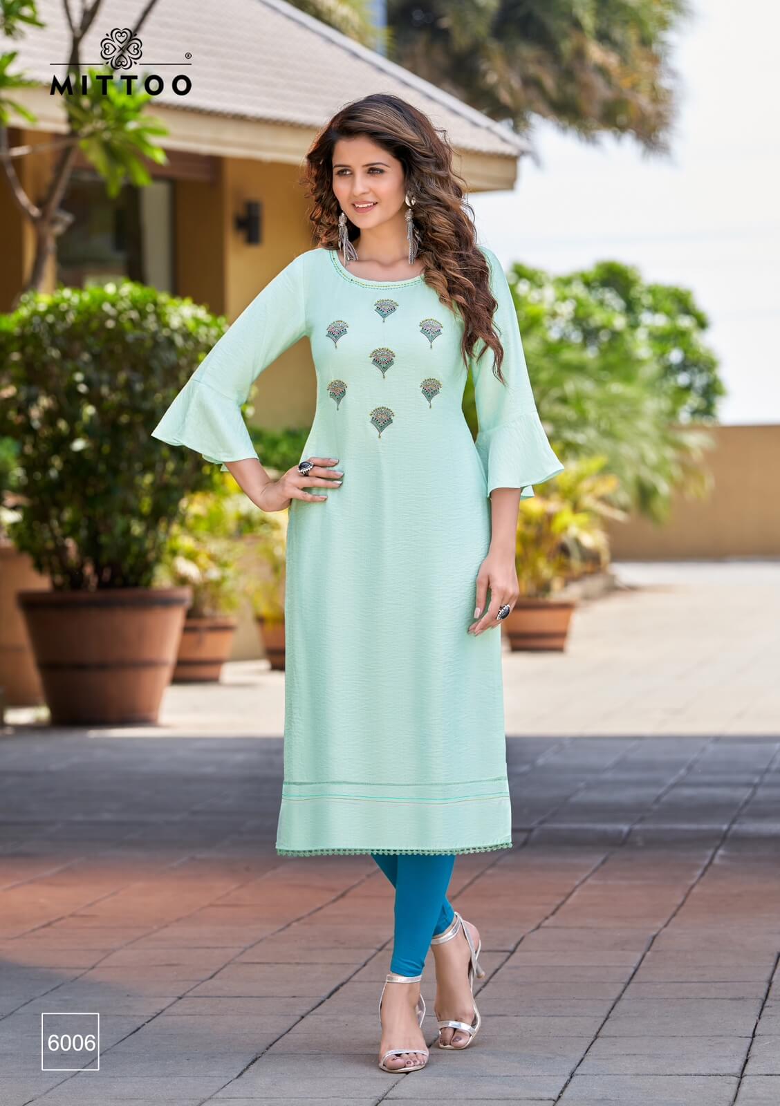 Mittoo Rihana Rayon Kurti Catalog collection 3