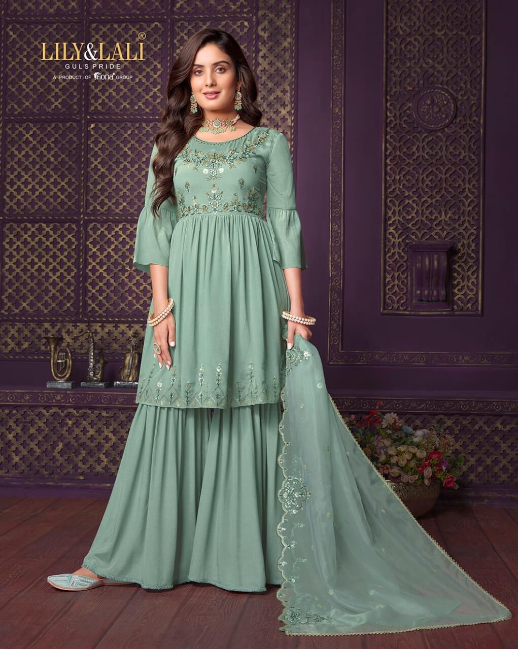 Lily Lali Eminent vol 2 Salwar Kameez Catalog collection 1