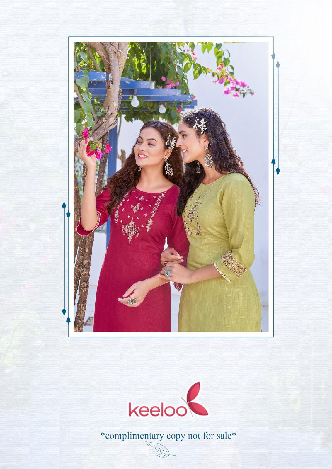 Keeloo Kanika vol 3 Straight Cut Kurti Catalog collection 1