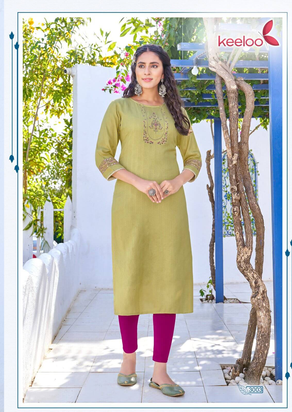 Keeloo Kanika vol 3 Straight Cut Kurti Catalog collection 7