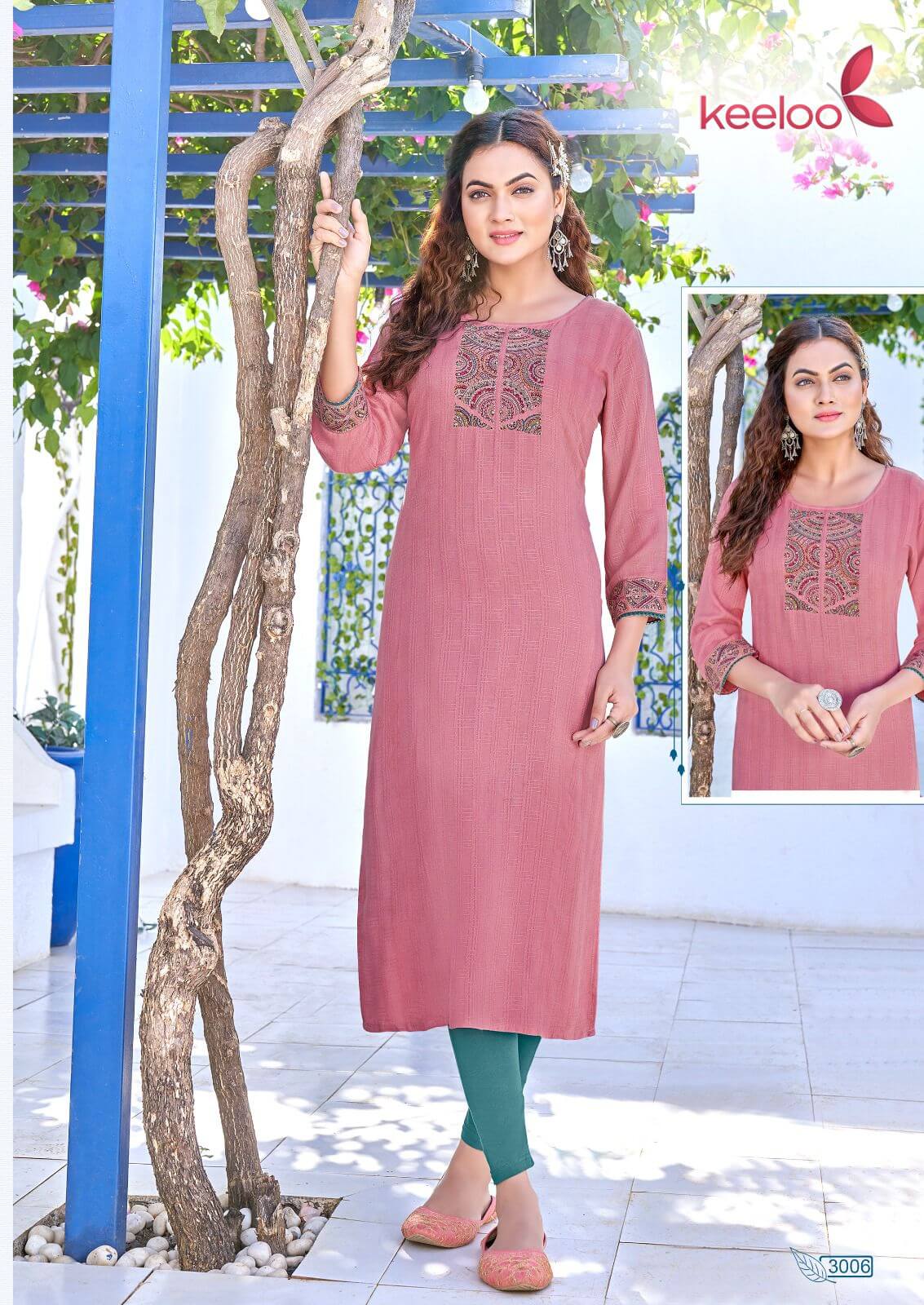 Keeloo Kanika vol 3 Straight Cut Kurti Catalog collection 5