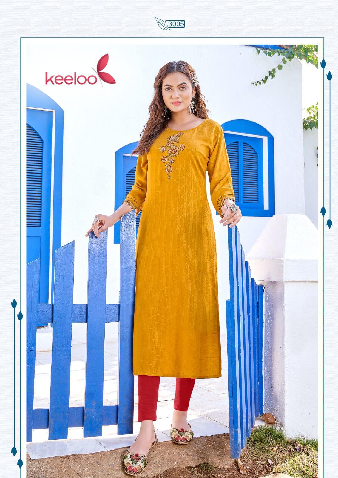 Keeloo Kanika vol 3 Straight Cut Kurti Catalog collection 4