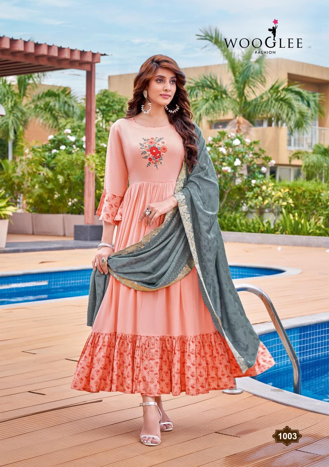 Wooglee Aaradhya Kurti with Dupatta Catalog collection 2