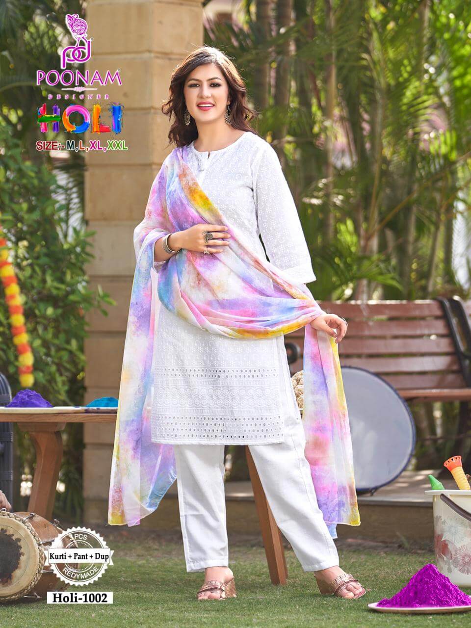 Poonam Holi Cotton Salwar Kameez Catalog collection 4