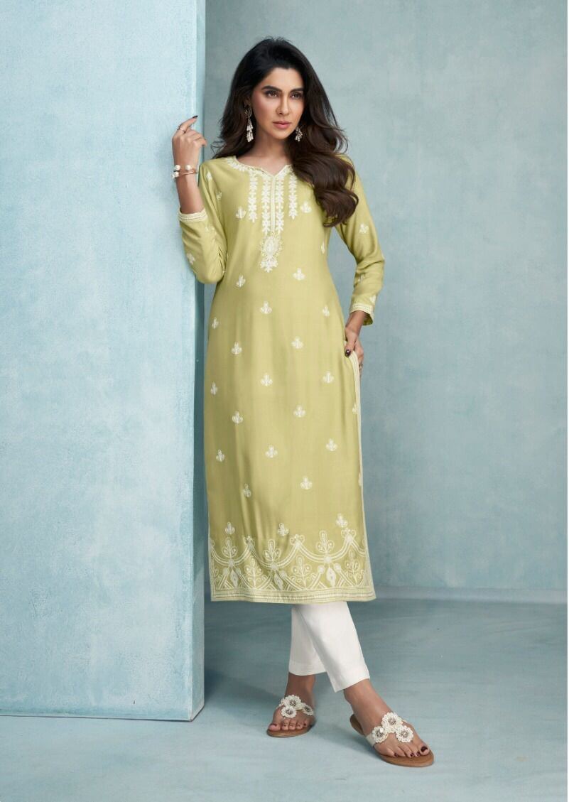 Vamika Nx Rooh vol 6 Rayon Kurti Catalog collection 1