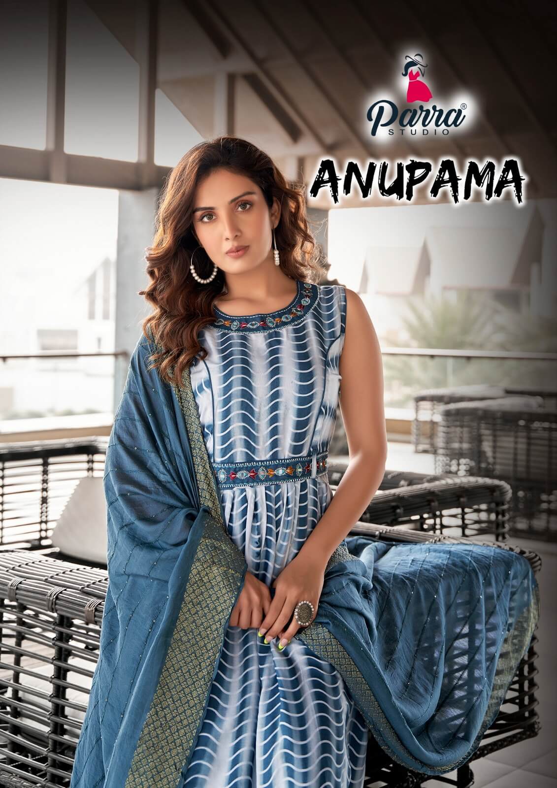 Paara Anupama vol 1 Naira Cut Kurti with Pant and Dupata collection 6