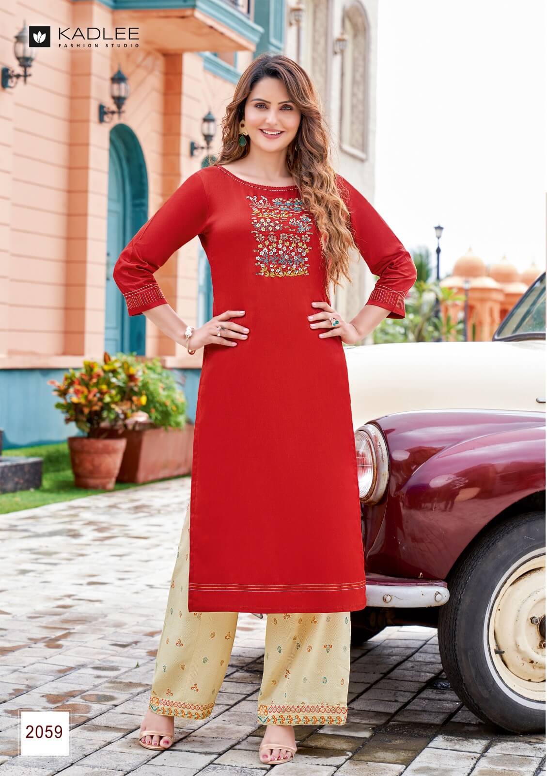 Kadlee Pankh vol 8 Kurtis with Bottom Catalog collection 1