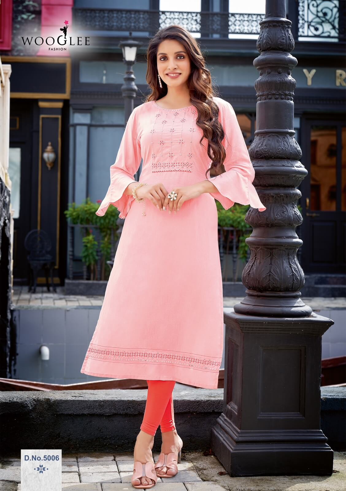 Wooglee Raas Rayon Kurti Catalog collection 5