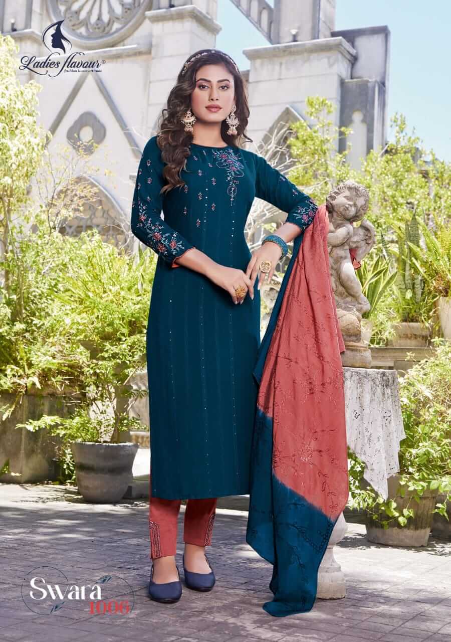 Ladies Flavour Swara Embroidery Salwar Kameez collection 5