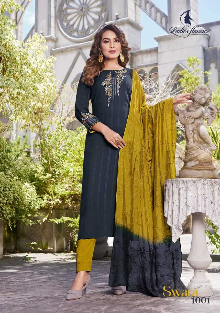 Ladies Flavour Swara Embroidery Salwar Kameez collection 4