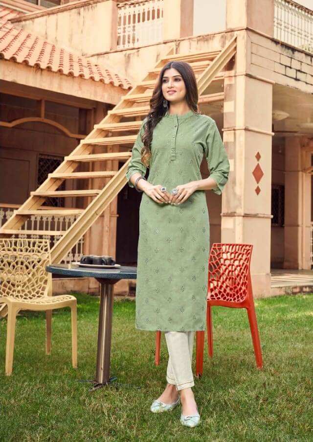 Kalaroop Ladlee vol 3 Embroidery Kurti Catalog collection 3