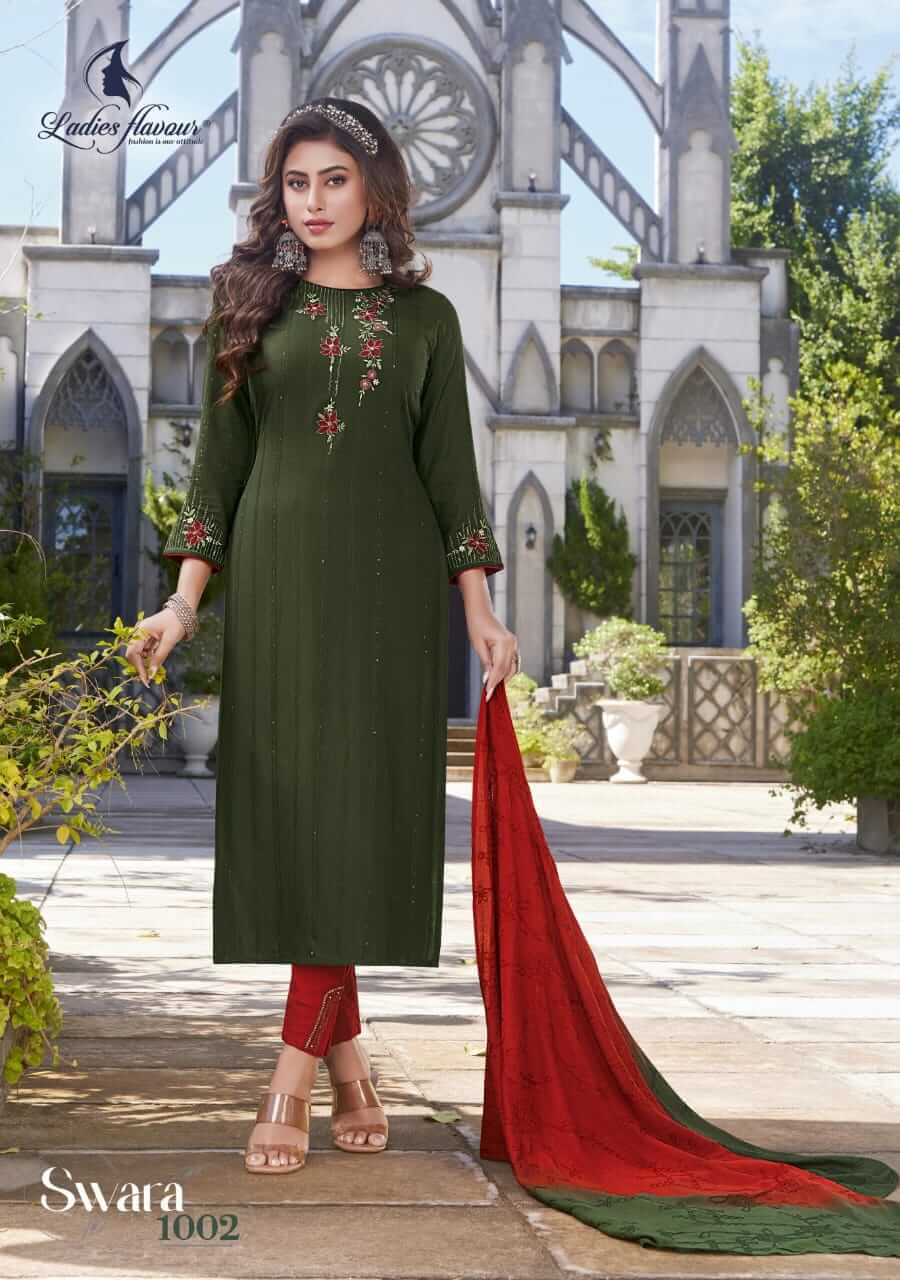 Ladies Flavour Swara Embroidery Salwar Kameez collection 3