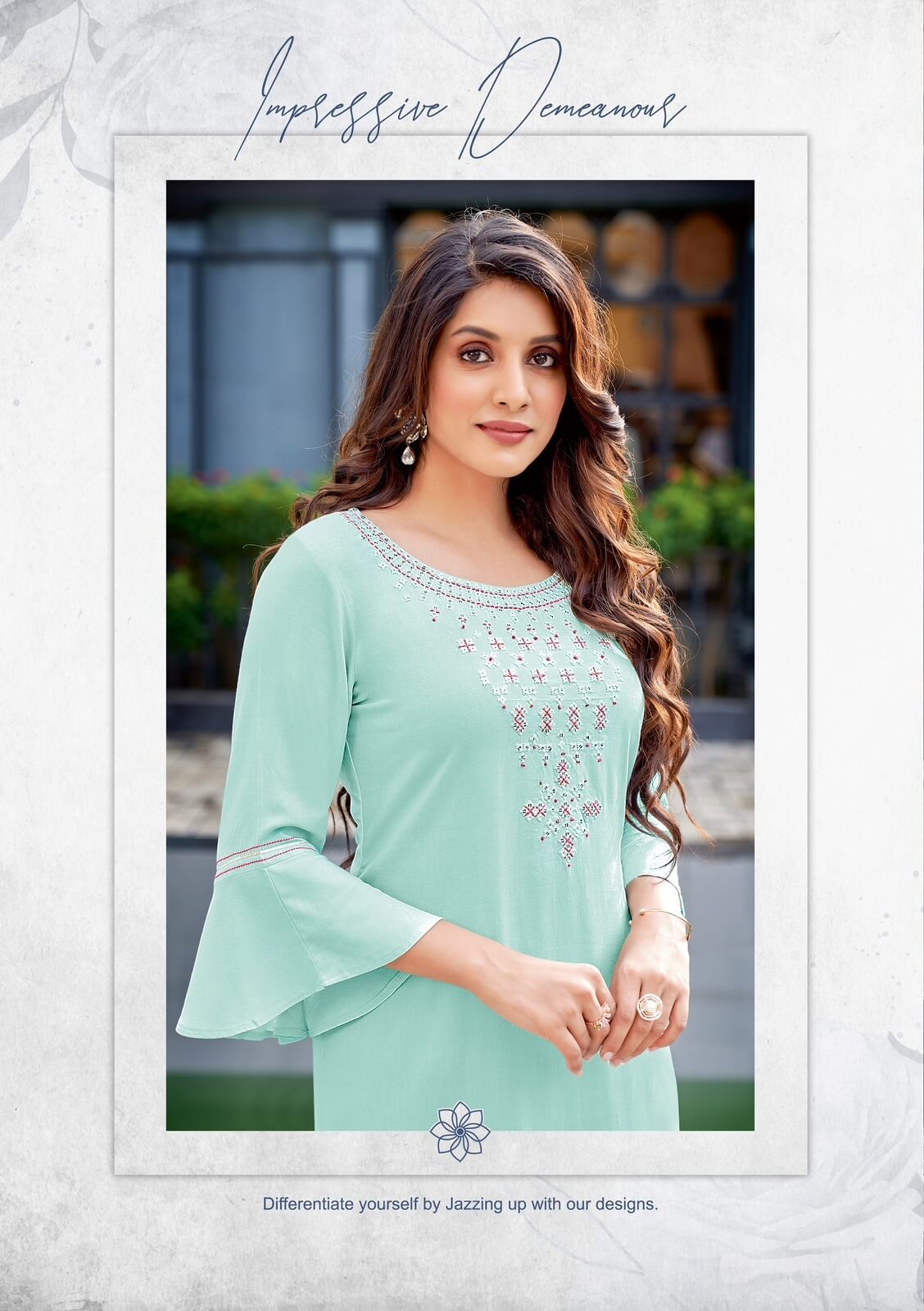 Wooglee Raas Rayon Kurti Catalog collection 1