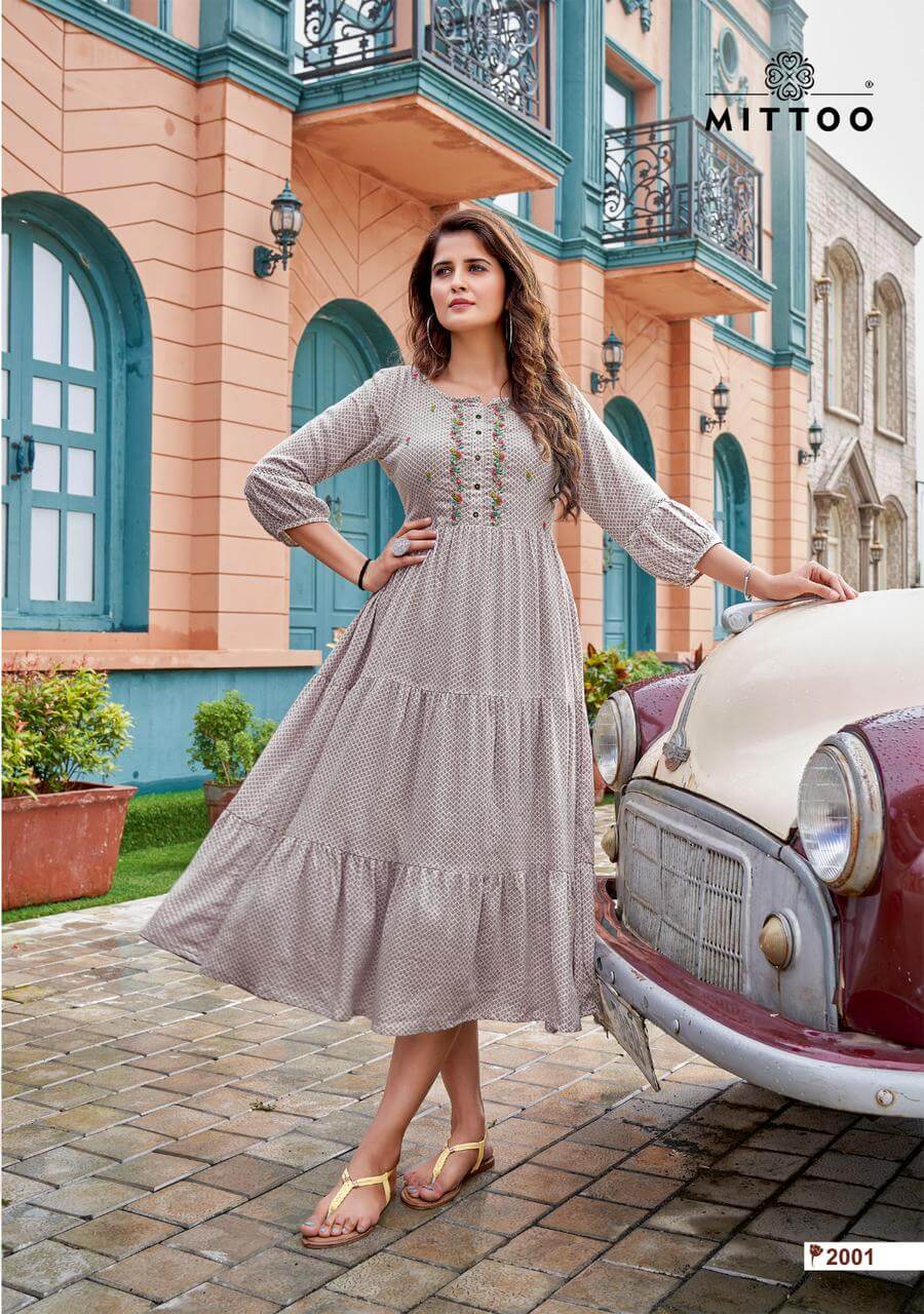 Mittoo Chaahat One Piece Dress Catalog collection 4