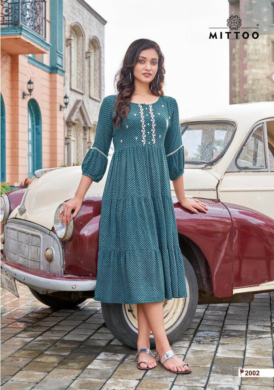Mittoo Chaahat One Piece Dress Catalog collection 5