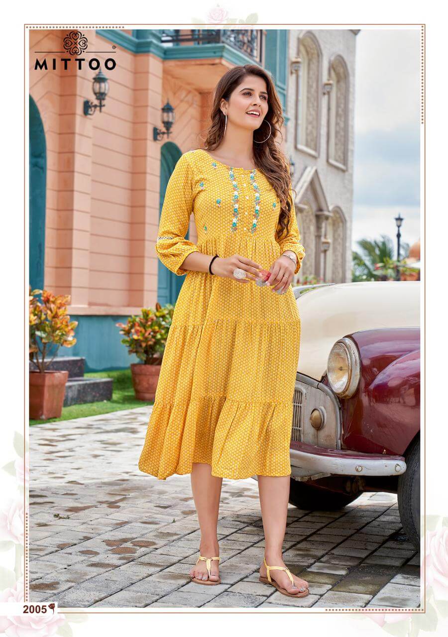 Mittoo Chaahat One Piece Dress Catalog collection 2