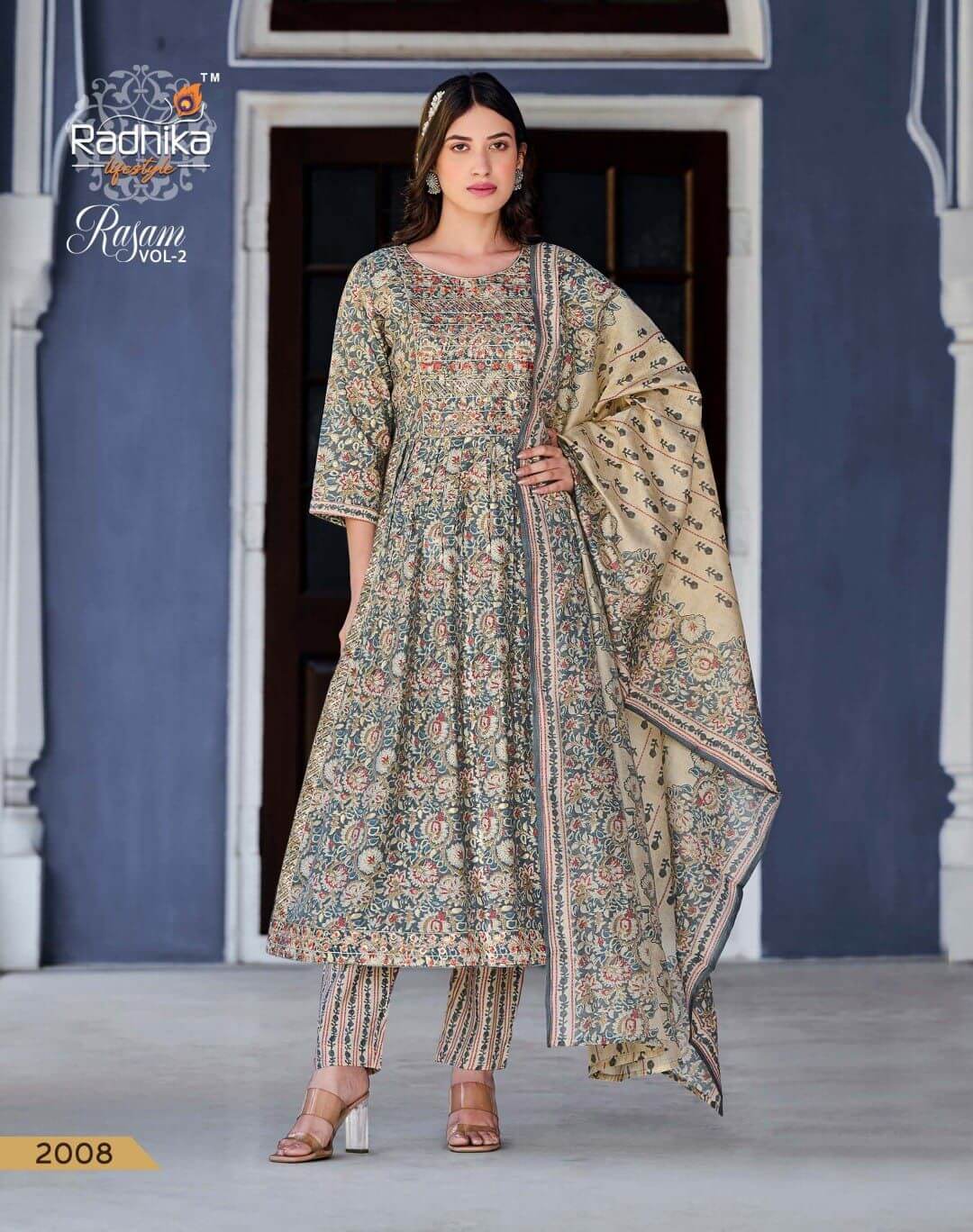 Radhika Lifestyle Rasam vol 2 Printed Salwar Kameez Catalog collection 2