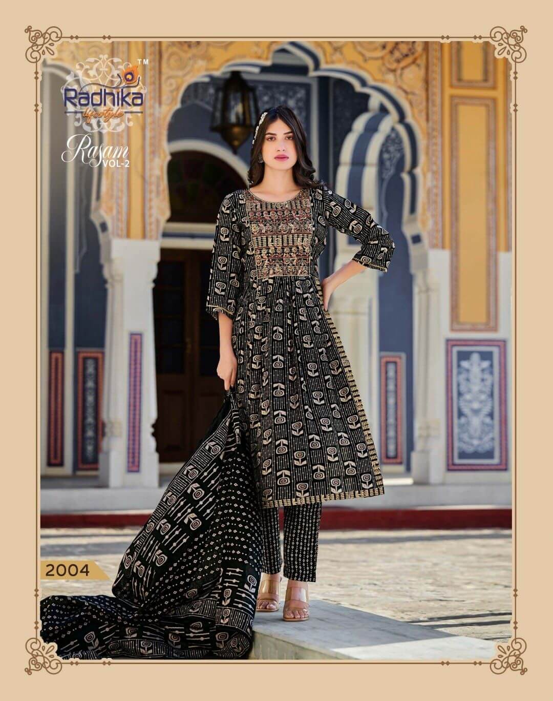 Radhika Lifestyle Rasam vol 2 Printed Salwar Kameez Catalog collection 8