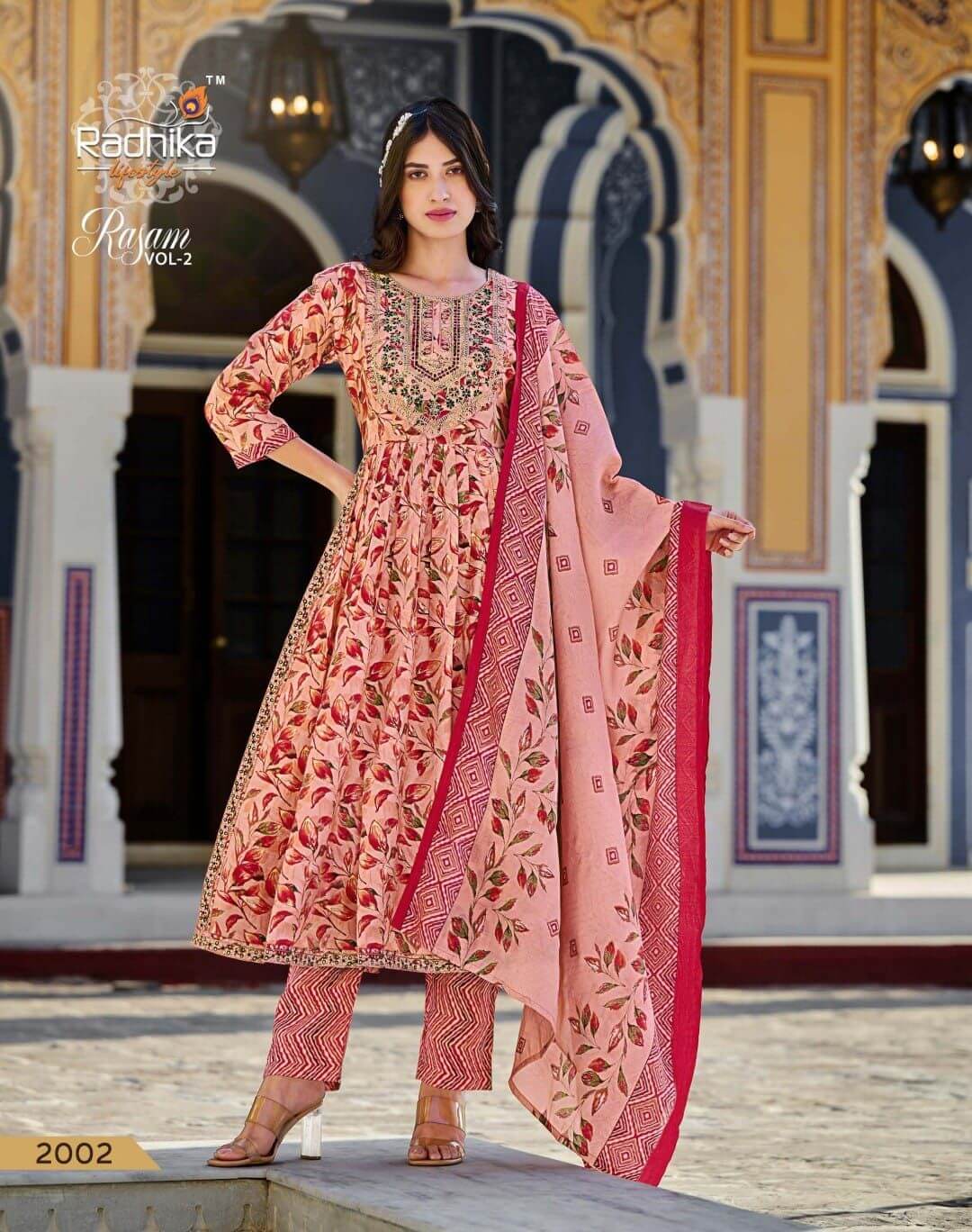 Radhika Lifestyle Rasam vol 2 Printed Salwar Kameez Catalog collection 5