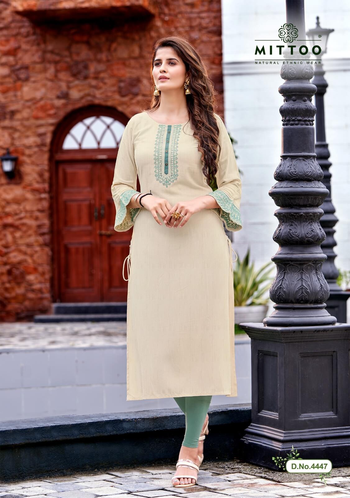 Mittoo Mayurika vol 8 Rayon Kurti Catalog collection 4