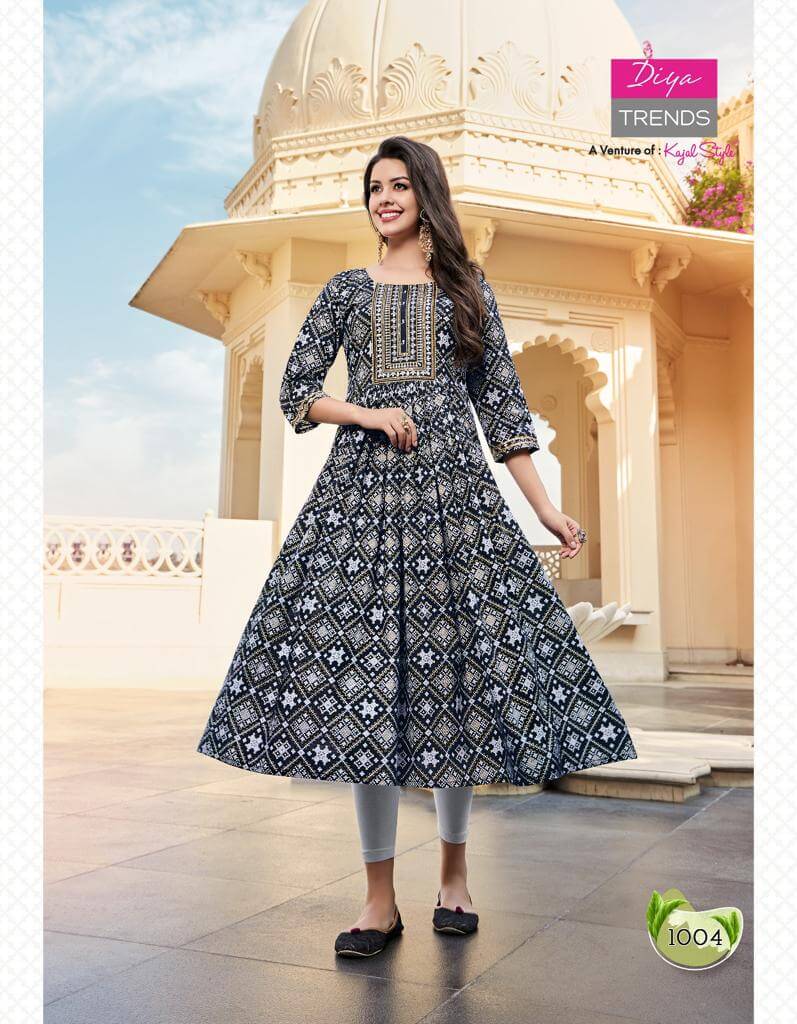 Diya Trends Gulabi Girl vol 1 Plus Size Kurtis Catalog collection 5