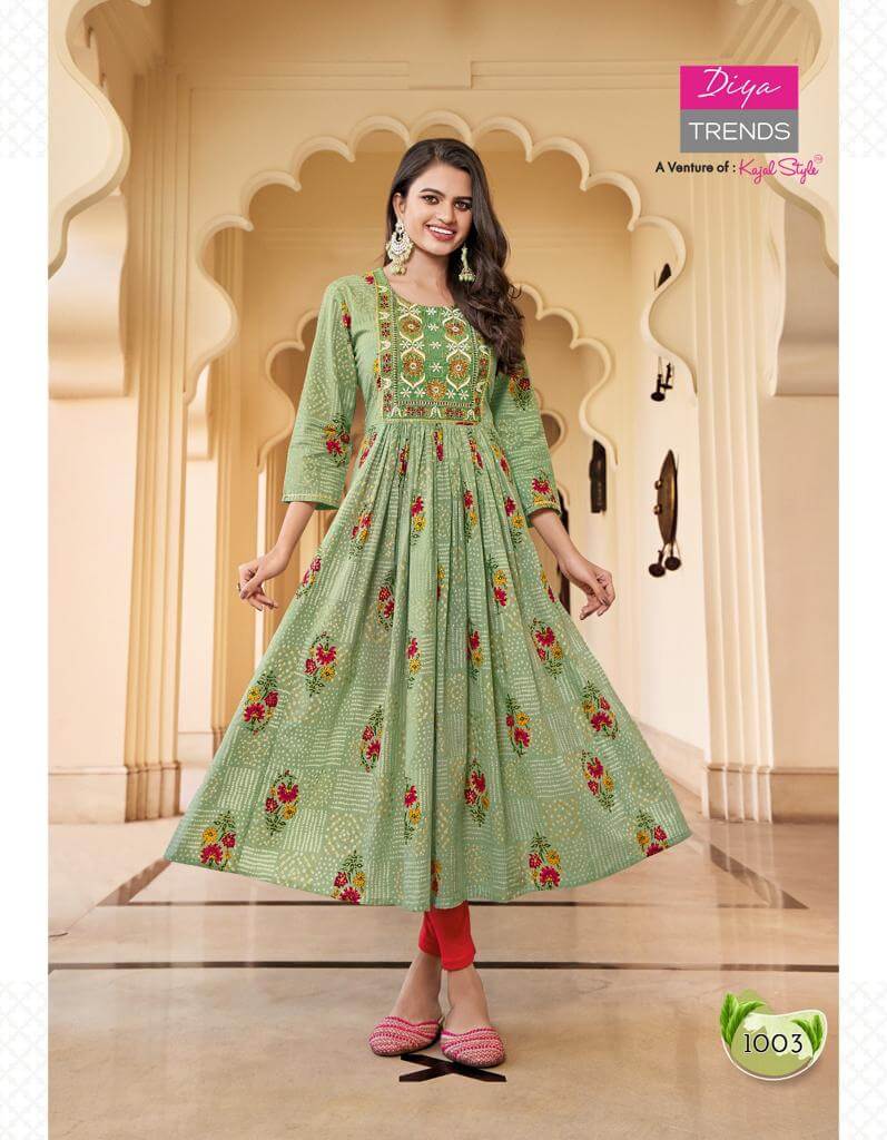 Diya Trends Gulabi Girl vol 1 Plus Size Kurtis Catalog collection 2