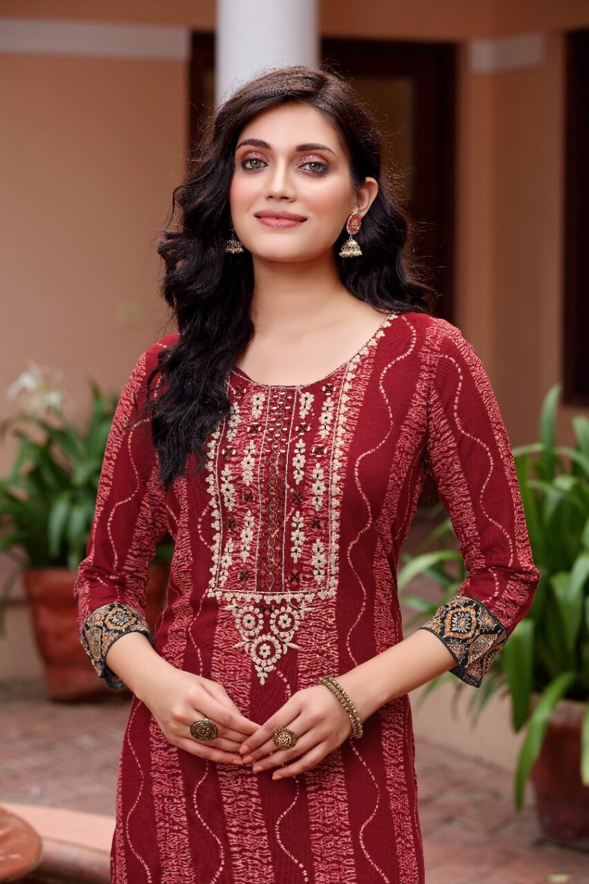 Hiva Hazel Rayon Kurti Catalog collection 8