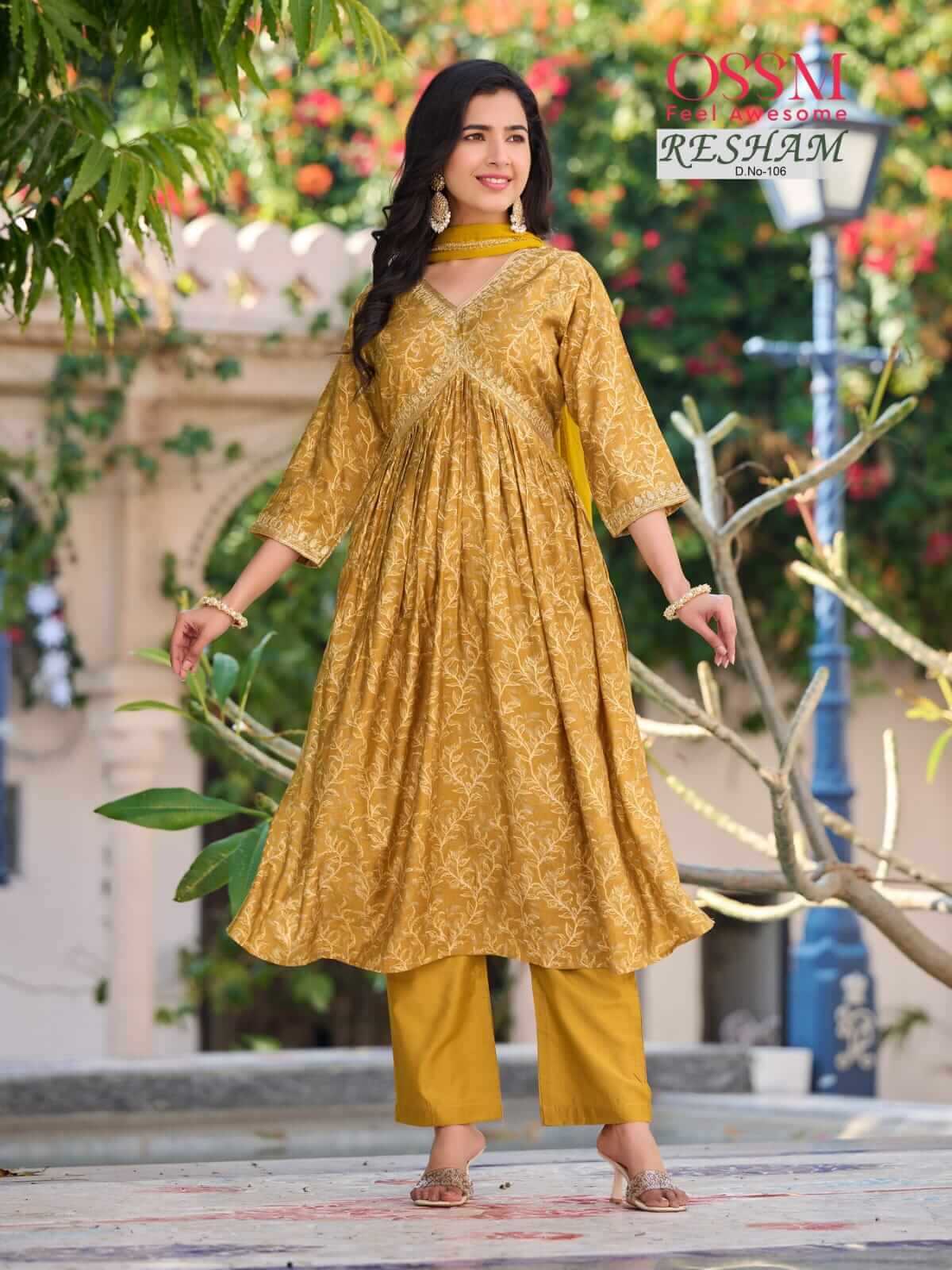 Ossm Resham Printed Salwar Kameez Catalog collection 6