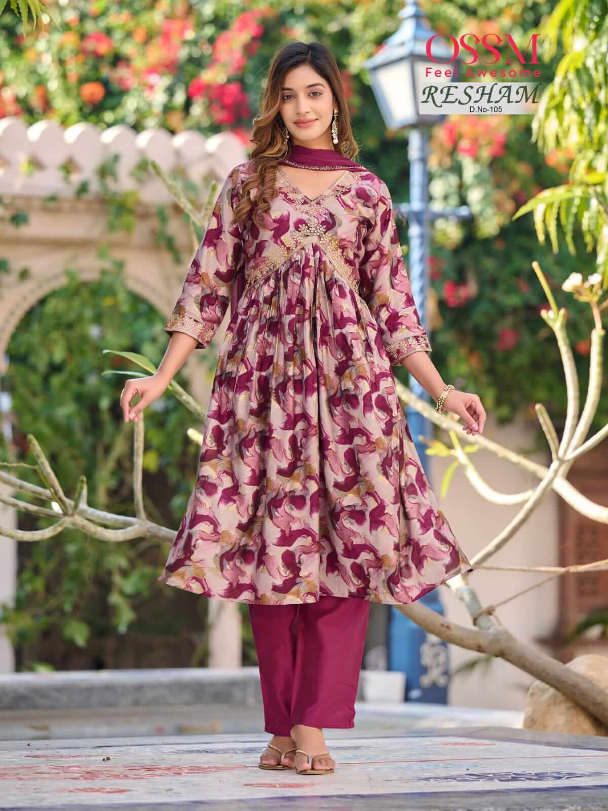 Ossm Resham Printed Salwar Kameez Catalog collection 1