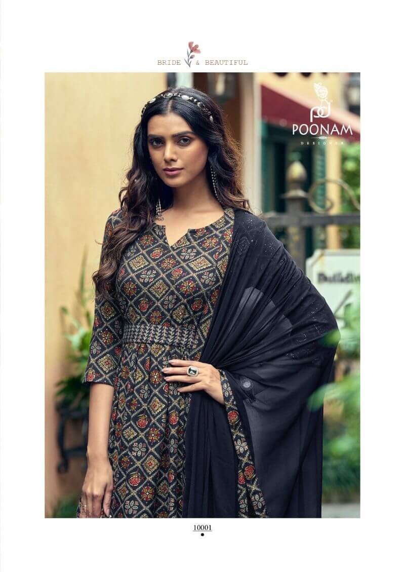 Poonam Rivaaz Printed Salwar Kameez Catalog collection 10