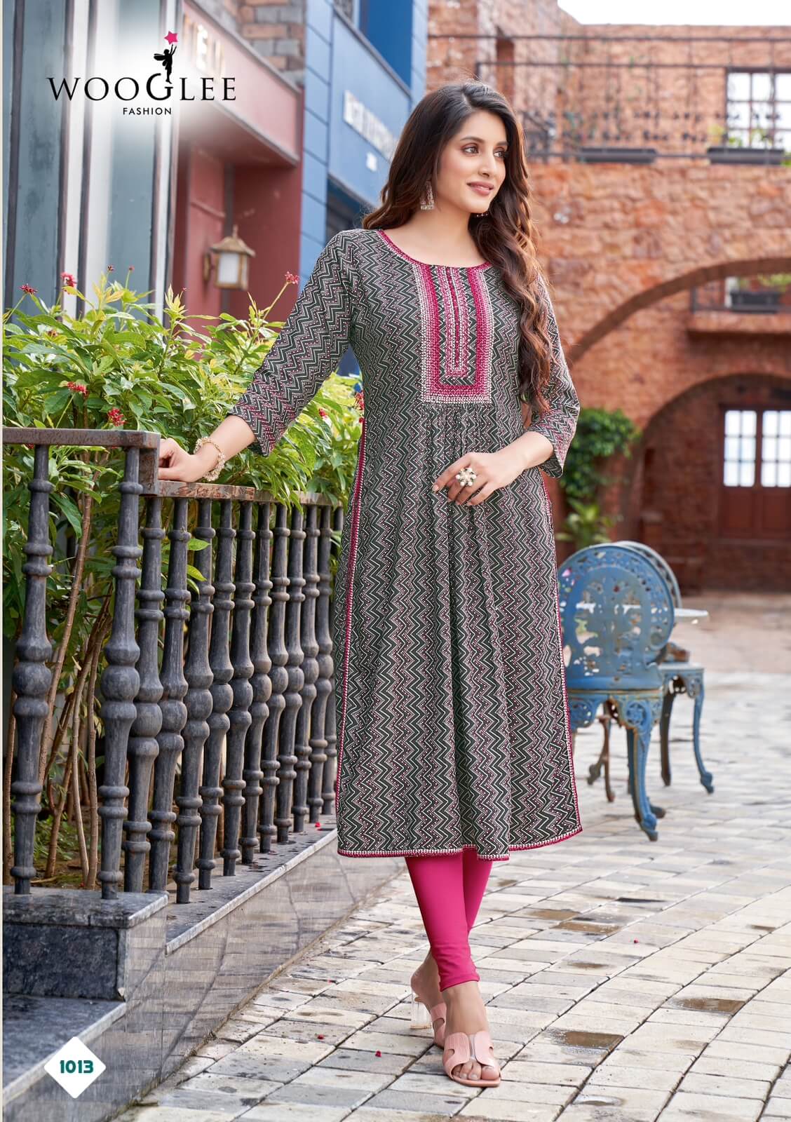 Wooglee Fashion Tanisha Naira Cut Kurti Catalog collection 5