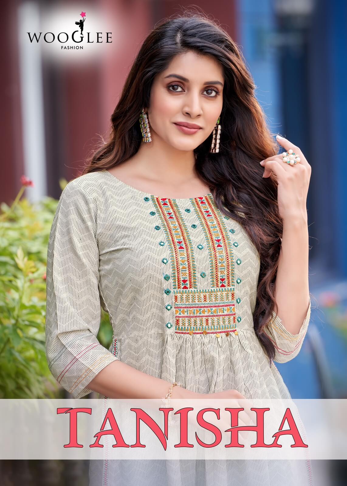 Wooglee Fashion Tanisha Naira Cut Kurti Catalog collection 8