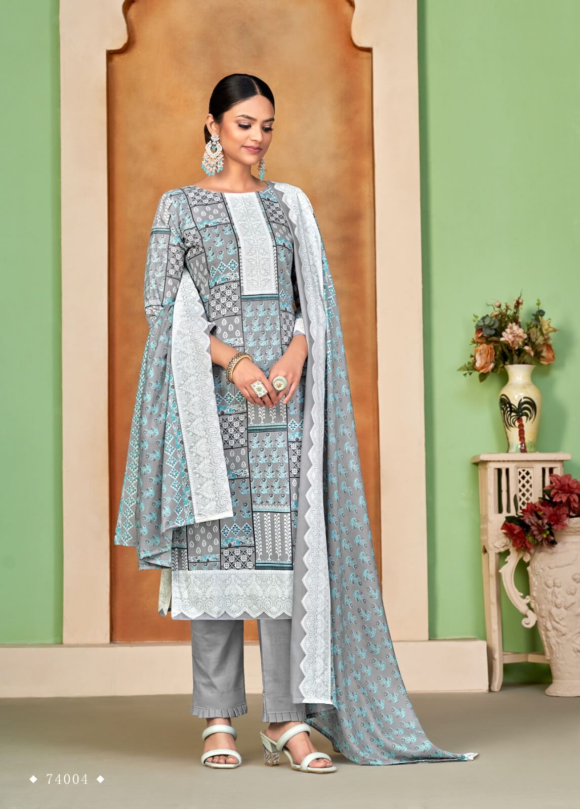 Skt Suits Adhira Cotton Dress Materials Catalog collection 9