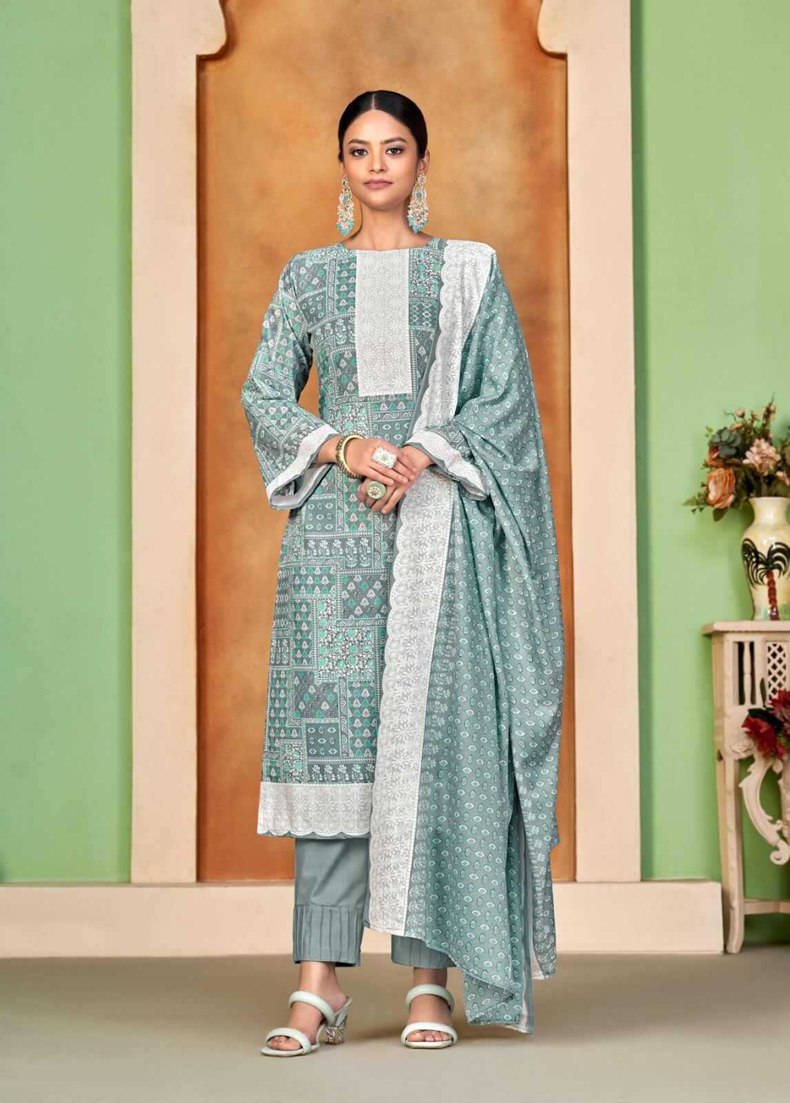 Skt Suits Adhira Cotton Dress Materials Catalog collection 7