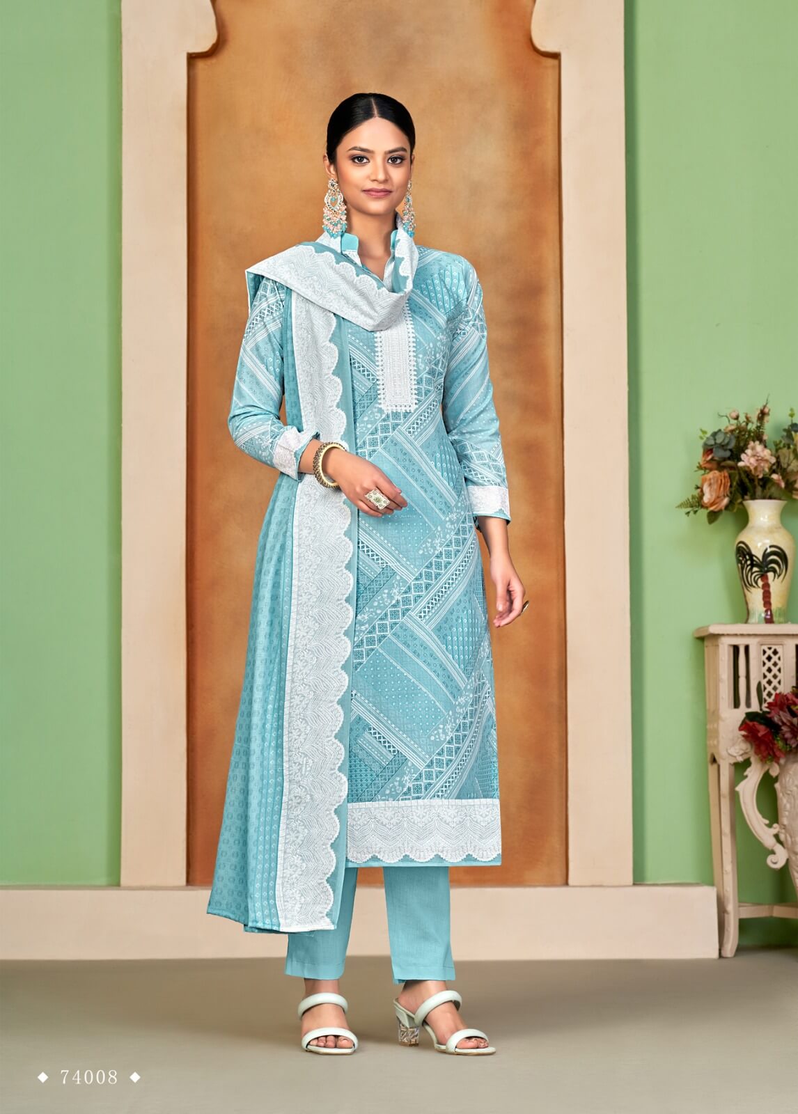 Skt Suits Adhira Cotton Dress Materials Catalog collection 10