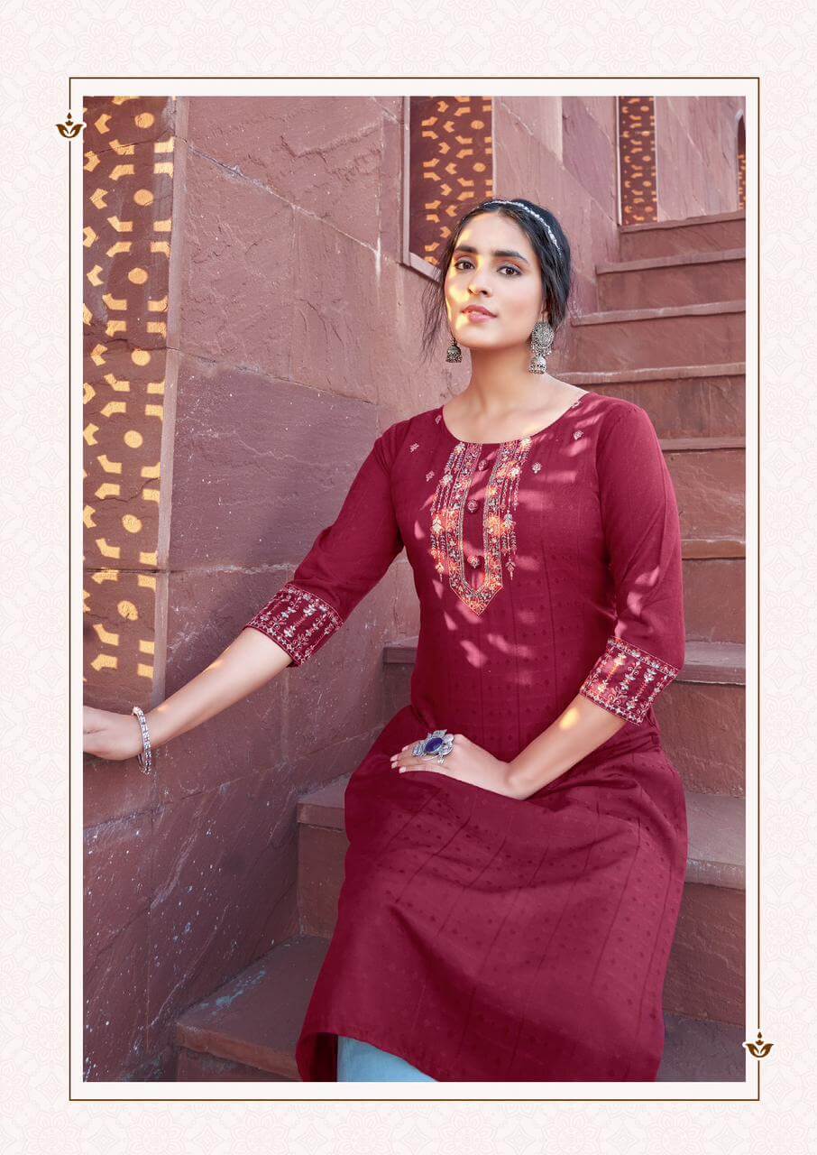 Keeloo Rosie vol 2 Straight Cut Kurti Catalog collection 2