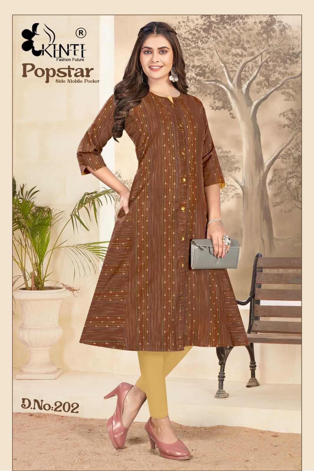 Kinti Popstar vol 2 Kurtis below 300 Catalog collection 1