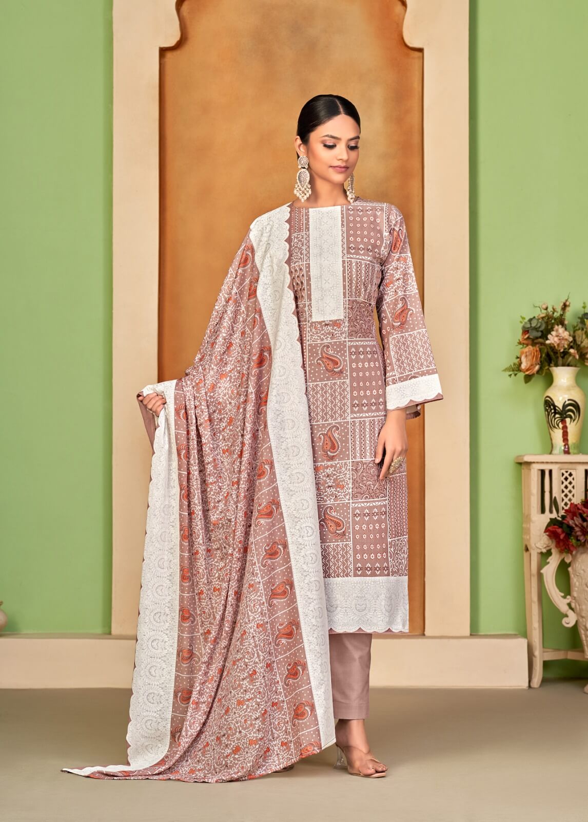 Skt Suits Adhira Cotton Dress Materials Catalog collection 4