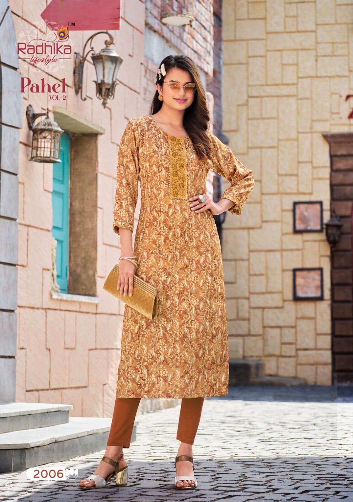 Radhika Lifestyle Paher vol 2 Printed Kurti Catalog collection 7