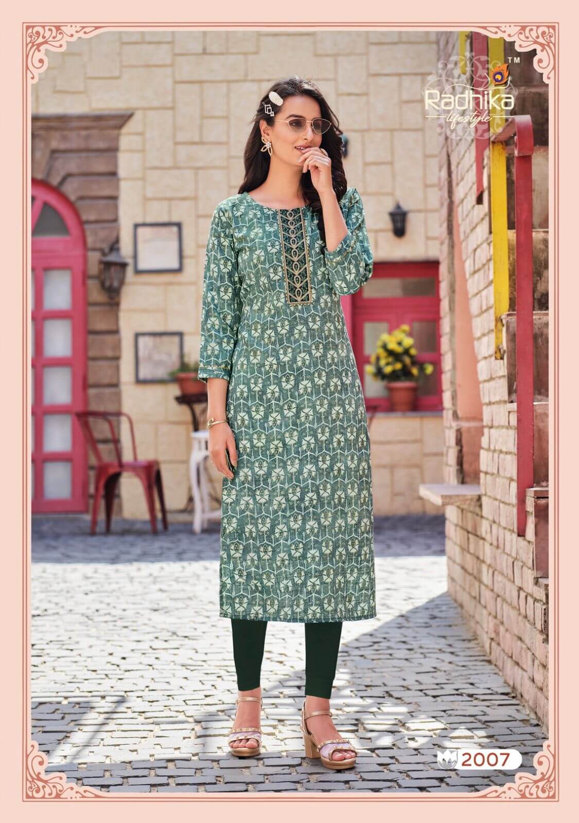 Radhika Lifestyle Paher vol 2 Printed Kurti Catalog collection 5