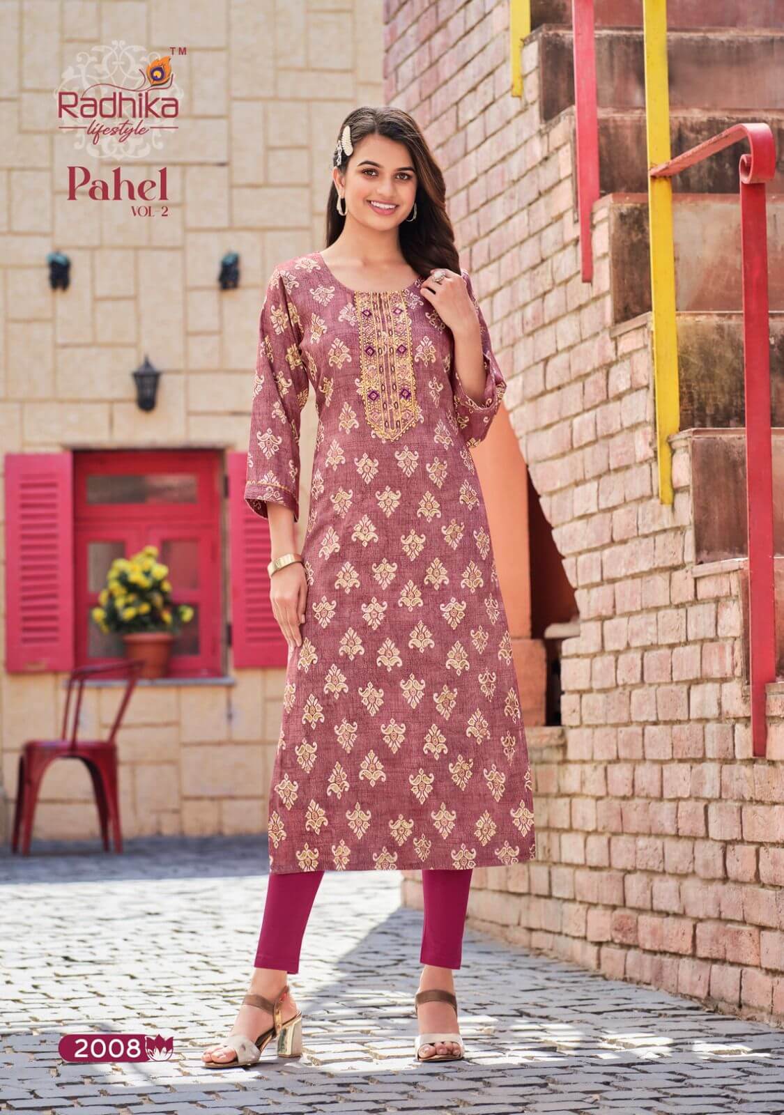 Radhika Lifestyle Paher vol 2 Printed Kurti Catalog collection 4